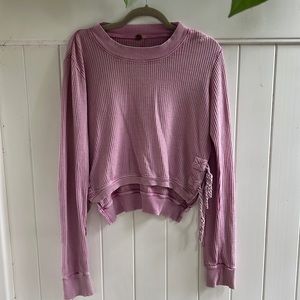 Free People Waffle Long Sleeve
